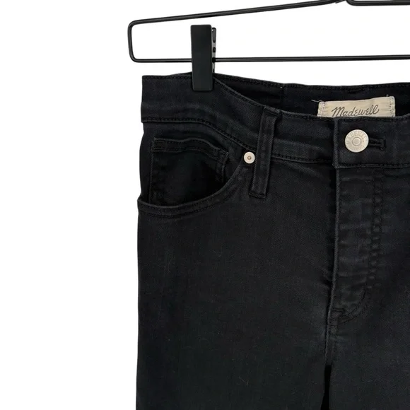 Madewell Women's 9” High-Rise Black Skinny Jeans - Picture 5 of 11